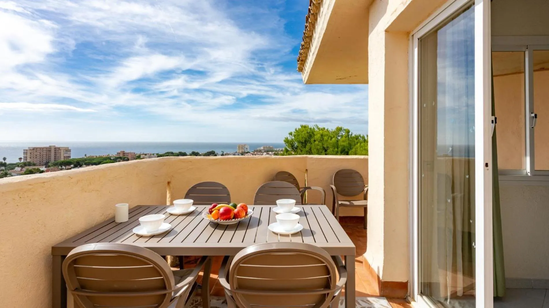 Tranquil Sea View Haven: 2Br With Terracepool Apartment Mijas Spain