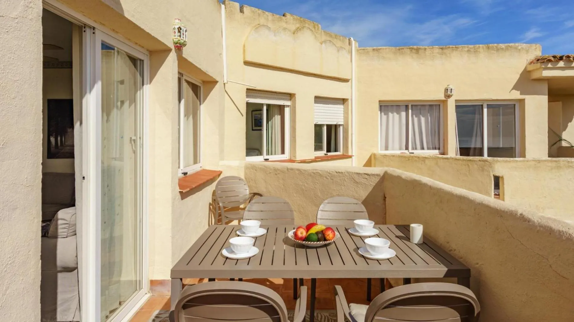 Tranquil Sea View Haven: 2Br With Terracepool Apartment Mijas