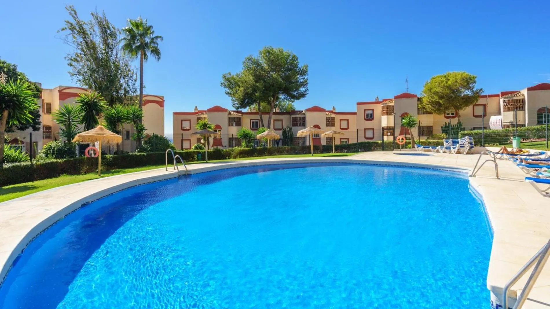Tranquil Sea View Haven: 2Br With Terracepool Apartment Mijas